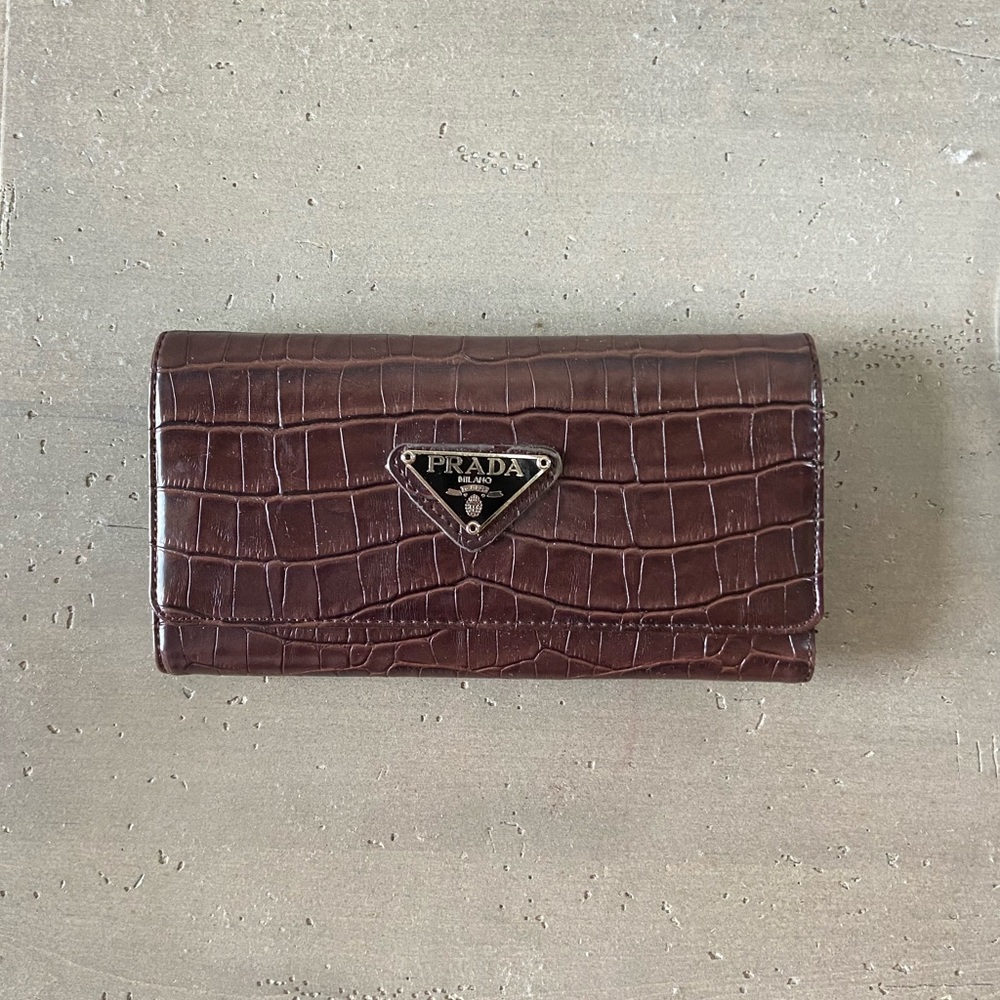 Prada Wallet with Checkbook